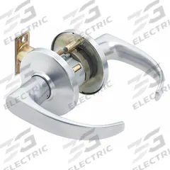 STANLEY SECURITY SOLUTIONS Door Lockset: Passage Lever Locksets, Chrome, ADA Compliant, LFIC (MPN 9K37YD14DS3626). Key specifications — Ligature Resistance: Not Ligature-Resistant; Brand: STANLEY SECURITY SOLUTIONS; Visual Indicator Message: No Message; Lockset Style: Curved Return; ADA Compliant: Yes; Finish: Satin Chromium-Plated : Zinc Alloy.