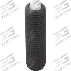 KIPP Fully-Threaded Gripper w/Flat Pad: Acetal Insert, M24, 40 mm Thread Lg, 12 mm Pad Top Dia (MPN K0291.724X040). Key specifications — Brand: KIPP.