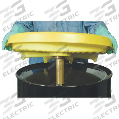 ENPAC Universal Safety Funnel: No Lid, Yellow, No Flame Arrester, 26 in x 5 1/2 in - Drum Funnels