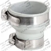 APPROVED VENDOR Flexible Pipe Straight: PVC, For 2 in_1 1/2 in_1 1/4 in Pipe, 2 19/64 in Overall Lg (MPN DXDTC-215). Key specifications — attr1286800: Above Ground; attr1281541: Iron; attr1253455: APPROVED VENDOR; attr1253479: Stainless Steel; attr1253488: PVC.