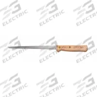 TRADITIONAL Fillet Knife: Semi-Flex/Straight, 11 in Overall Lg, Steel Blade, Wood Handle, Brown (MPN 10893). Key specifications — Sub-brand: Traditional; Brand: TRADITIONAL; Blade Material: Steel; Blade Type: Straight; Edge Style: Honed Edge; Handle Color: Brown; Handle Material: Wood; Knife Type: Fillet Knife.