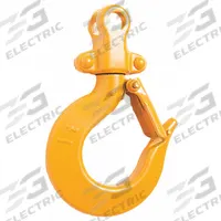HARRINGTON Top Hook Assembly: Lever Chain Hoists, 6,000 lb Compatible Load Capacity, L5LB (MPN L5BU0301001). Key specifications — Compatible Hoist Type: Lever Chain Hoists; Product Type: Top Hook Assembly; Compatible Series: L5LB; Manufacturer Part Number: L5BU0301001; Included Components: Safety Latch.