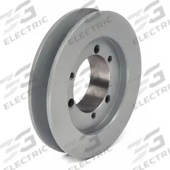 APPROVED VENDOR V-Belt Pulley: B58, 1 Groove, 6.15 in OD, Bushed Bore, SDS, Quick Detachable (MPN 581B). Key specifications — Pulley Industry Number: B58; Pitch Diameter: 5.8 in (5L, B); For Belt Section (broad, with similar types): 4L, A, or AX.