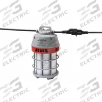 KEYSTONE TECHNOLOGIES Temp Light: LED, Corded, String Light, 6 ft Power Cord Lg, 120V AC, Hook, SJTW (MPN KT-TFLED100-850-CS /6FT). Key specifications — Plug Type: 4 Prong; Lamp Guard: Metal Wire Guard; Includes Bulb: Yes; Brand: KEYSTONE TECHNOLOGIES; Color Temperature: 5000K; Cord Designation: SJTW; Cord Wire Gauge: 18 AWG; Job Light Type: String Light.