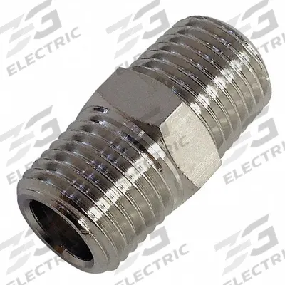 LEGRIS Metal Pipe Straight: Straight, 1/2 in x 1/2 in - Threaded Medium-Pressure Pipe Fittings