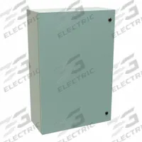HAMMOND Electrical Enclosure: Steel, 36 in x 24 in x 10 in, NEMA 12/3R/4, Solid Cover, Hinged (MPN EN4SD362410GY). Key specifications — Closure Method: 1/4-Turn Latch; Brand: HAMMOND; Knockouts: Not Included.