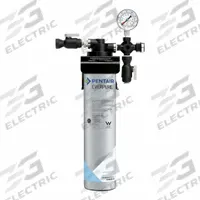 EVERPURE Water Filter System: 0.5 micron, 2 gpm, 18 1/8 in Overall Ht, Bacteria/Scale/Slime Reduces (MPN EV932460). Key specifications — Product Type: Ice Machine System; Filter Media: Carbon; Brand: EVERPURE; Reduces: Scale.