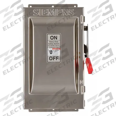 Siemens Safety Switch: Non-Fusible, 60 A, Three Phase, 600V AC, 304 Stainless Steel - Non-Fusible Safety Switches