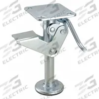 APPROVED VENDOR Floor Lock: For 8 in Wheel Dia, 8 3/4 in Floor Lock Retracted Ht, Steel (MPN 16V374). Key specifications — Brand: APPROVED VENDOR.