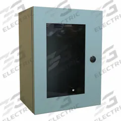HAMMOND Electrical Enclosure: Steel, 16 in x 12 in x 8 in, NEMA 12/3R/4, Solid with Window Cover (MPN EN4SD16128WGY). Key specifications — Closure Method: 1/4-Turn Latch; Brand: HAMMOND; Knockouts: Not Included.