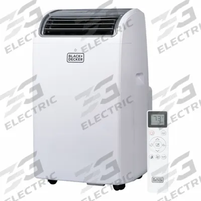 BLACK & DECKER Portable Air Conditioner: 14,000 BTU, 115V AC - Light-Duty Portable ACs for Cooling Only