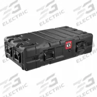 PELICAN Protective Case: 19 in x 30 in x 2 1/4 in Inside, Black, 140°F Max Ambient Temp (MPN BLACKBOX-3U-30). Key specifications — Brand: PELICAN; Color: Black.