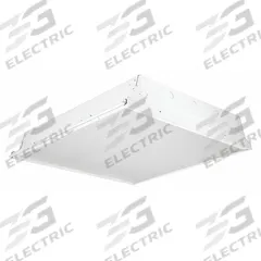 COLUMBIA LIGHTING Recessed Troffer: 2 ft Lg, 2 ft Wd, 3,365 lm, 3500K, 31 W, 120 to 277V AC (MPN LJT22-35MLG-FSA12-EDU). Key specifications — attr1261884: 120 to 277V AC; attr1261878: COLUMBIA LIGHTING; attr1261883: U-Bend T8; attr1261870: 3500K; attr1261880: Yes.