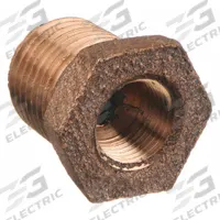 APPROVED VENDOR Metal Pipe Straight: Straight, 1/4 in x 1/8 in, Brass, 200 psi, Bushing (MPN 22UL34). Key specifications — Brand: APPROVED VENDOR; Maximum Operating Pressure: 200 psi.