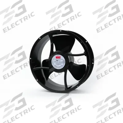 Dayton Axial Fan: 10 in Dia, 3 1/2 in Dp, IP33, Aluminum, 120V AC - Standard Round Axial Fans