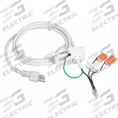 COLUMBIA LIGHTING Cord and Plug Kit: 6 ft Lg, 9 7/8 mm Wd, 6 ft Ht (MPN C6P15-120). Key specifications — Includes: Straight Blade Plug; Accessory Type: 6 ft Cord; For Use With: LHA Industrial Fluorescent High Bay; Brand: COLUMBIA LIGHTING.