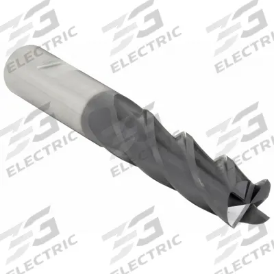 WIDIA HANITA Square End Mill: Carbide, TiAlN Coated, 4 Flute, 3/4" Mill Dia, 4" LOC - General Purpose Carbide Square End Mills