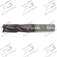CLEVELAND Roughing End Mill: Cobalt, TiAlN Coated, 5 Flute, Fine Pitch, 1" Mill Dia, 1" LOC (MPN C31063)