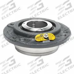 MOLINE BEARING 4 Bolt Flange Bearing: Spherical Roller, 1 7/16 in Bore, Cast Iron, Concentric Collar (MPN 19731107). Key specifications — Bore Type: Cylindrical; Brand: MOLINE BEARING; Lubricant Material: LC-2 Lithium Complex Grease; Mounting Bolt Size: 3/8 in; Split Housing: Not Split; System of Measurement: Inch.