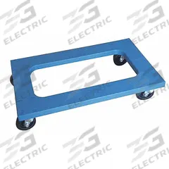 APPROVED VENDOR General Purpose Dolly: 1,200 lb, Blue, 30 in L x 18 in W x 7 in H Deck, (4) Swivel (MPN 35YL99). Key specifications — Brand: APPROVED VENDOR; Color: Blue; Caster/Wheel Configuration: (4) Swivel; Lip Type: Flush; With Tow Eye: No.