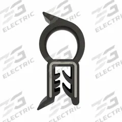 FAIRCHILD Trim Seal: Top Bulb, 10 ft Overall Lg, Rubber Outer, Sponge Bulb, 3/4 in Leg Lg, Bottom (MPN 1820-10). Key specifications — Bulb Material: Sponge; Bulb Location: Bottom; Brand: FAIRCHILD; Color: Black; Outer Material: Rubber; Profile Shape: Top Bulb.