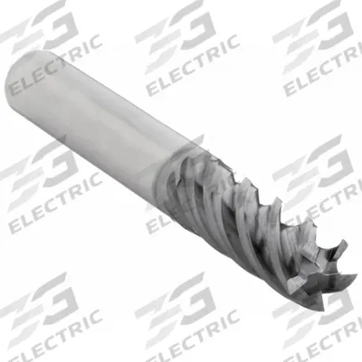 WIDIA HANITA Square End Mill: Carbide, AlTiN Coated, 5 Flute, 5/16" Mill Dia, 3/4" LOC - Fast-Cutting Carbide Square End Mills for Steel & Cast Iron