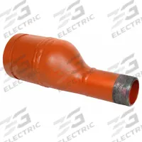 GRUVLOK Metal Pipe Straight: Eccentric Reducer, 3 in x 1 1/2 in, Ductile Iron, 300 psi @ 150° F (MPN 0390042562). Key specifications — Brand: GRUVLOK; Maximum Operating Pressure: 300 psi @ 150° F; Fitting Pipe Size: 3 in x 1-1/2 in.