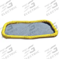 ULTRATECH Filter Berm Pad: Fuel/Grease/Hydrocarbons/Oil, 48 in x 60 in, 1 Pads, Gray/Yellow (MPN 6542). Key specifications — Color: Yellow; Brand: ULTRATECH.