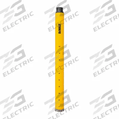 DEWALT Core Bit: 1 3/8 in Core Dia, 14 in Max Drilling Dp - Diamond-Tipped Core Bits for Wet Coring