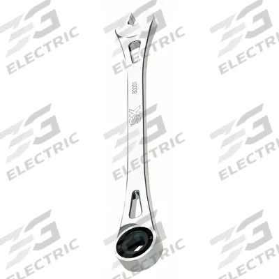 SK PROFESSIONAL TOOLS Combination Wrench: Alloy Steel, Chrome, 8 mm Head Size - Metric 6-Point Ratcheting Combination Wrenches