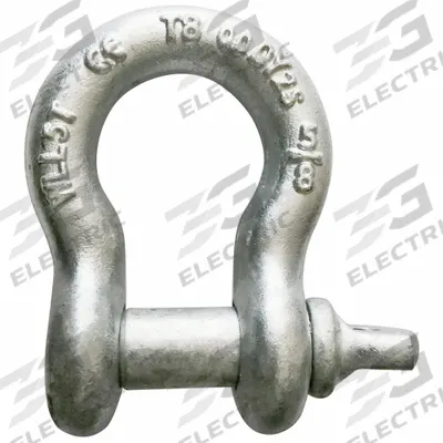 APPROVED VENDOR Anchor Shackle: Anchor Shackle, 10,000 lb Working Load Limit, Alloy Steel - High-Strength Anchor Shackles for Lifting