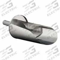Scoop: Non-Sterile, Stainless Steel, 2 L Capacity - mL, 67 5/8 fl oz Capacity - oz, Silver, 304 (MPN F36739-2000). Key specifications — Material Grade: 304; Standards: GMP Compliant; Color: Silver; Product Type: Scoop; Brand: APPROVED VENDOR.