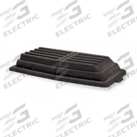 RUBBERMAID COMMERCIAL PRODUCTS Hinged Truck Lid: 66 7/8 in L 34 1/2 in W 9 in H, Fits 27 cu ft, MDPE (MPN FG9T2300BLA). Key specifications — Lid/Cover Material: MDPE; For Use With Grainger Item Number: 3LU61; For Use with Series: Universal; Brand: RUBBERMAID COMMERCIAL PRODUCTS; Color: Black.