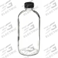 QORPAK Sampling Bottle: 480 mL, Colorless, 28-400, Phenolic, 12, PolyCone, Type III (MPN GLC-01196). Key specifications — Body Color: Colorless; Pre-Cleaned: None; Body Material: Soda Lime Glass; Brand: QORPAK; Screw Closure Size: 28-400; Graduated: No; USP Specification: Type III; Closure Attached: Attached.