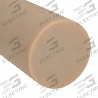 ABS Rod: 1 1/2 in Dia, 6 ft Lg, Beige, Opaque, 7,200 psi Tensile Strength - ABS Rods & Discs