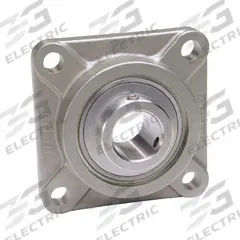 IPTCI BEARINGS 4 Bolt Flange Bearing: Radial Ball, 1 1/4 in Bore, SS, Set Screws, 4 1/4 in Lg (MPN SUCSF206-20 IP69K). Key specifications — Bore Type: Cylindrical; Brand: IPTCI BEARINGS; Lubricant Material: H-1 Grease; Mounting Bolt Size: 7/16 in; Split Housing: Not Split; System of Measurement: Inch.
