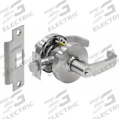 SARGENT Door Lockset: Office Lever Locksets, Chrome, ADA Compliant (MPN 28-10XG05 LL 26D). Key specifications — attr1024149: Not Ligature-Resistant; attr1011488: SARGENT; attr1024446: F109; attr1011524: No Message; attr1011506: 10X Line; attr1011485: Yes; attr1059461: Satin Chromium-Plated : Cast Zinc.