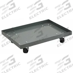 APPROVED VENDOR General Purpose Dolly: 500 lb, Steel Deck, Gray, (4) Swivel, Plastic, Tread on Core (MPN 24WF52). Key specifications — Caster/Roller Configuration: (4) Swivel; Brand: APPROVED VENDOR; Color: Gray; With Tow Eye: No.