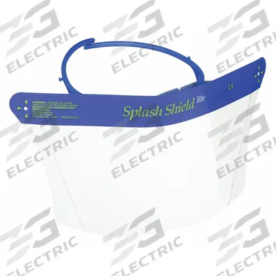 APPROVED VENDOR Face Shield: Anti-Fog, Polycarbonate, Clear, 5 3/4 in Visor Ht - Disposable Face Shield Kits