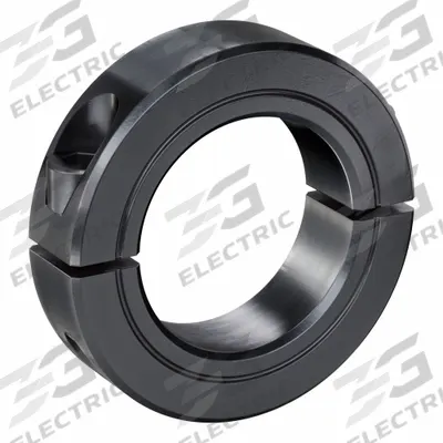RULAND MANUFACTURING Shaft Collar: 2-Piece, Inch, Round, Clamp-On, 1 5/16 in Bore Dia - Steel Shaft Collars