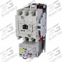 EATON NEMA Magnetic Motor Starter: Non-Reversing, 3 Poles, NEMA Size 1, 27 A, 120V AC Coil (MPN AN19DN0A5E005). Key specifications — Brand: EATON; Auxiliary Contact Form: 1NO; Coil Voltage: 110/120V AC; Phase: Three; Operator: None; Operator Controls: None; Auxiliary Contacts Included: 1NO; Signaling Features: Pilot Light.