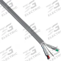 CAROL Communication Cable: 25 ft Cable Lg, 7 Strands, 22 AWG, Computer Systems/Control Systems, Gray (MPN C1352A). Key specifications — Application: Computer Systems; Fire Rating: Riser; Insulation Material: Plastic; Jacket Material: PVC; Manufacturer Part Number: C1352A; Product Type: Communication Cable; Shielding Material: Aluminum/Mylar; Brand: CAROL.