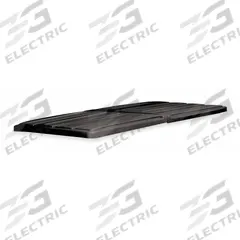 RUBBERMAID COMMERCIAL PRODUCTS Hinged Truck Lid: 82 7/8 in L 44 1/2 in W 3 in H, Fits 40.5 cu ft (MPN FG102700BLA). Key specifications — Lid/Cover Material: MDPE; For Use With Grainger Item Number: 5M641; For Use with Series: Universal; Brand: RUBBERMAID COMMERCIAL PRODUCTS; Color: Black.