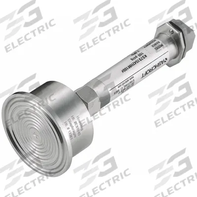 ASHCROFT Sanitary Pressure Transmitter: 1 1/2 in Triclamp, 0 to 30 psi, 4 to 20mA DC - Sanitary Pressure Transmitters with 4-Pin Mini-DIN Connector