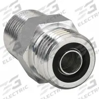 PARKER Compression Fitting Adapter: 3/8 in OD x 3/8 in Pipe Size, 3/8-18 Thread Size, Steel (MPN 6-6 FLO-S). Key specifications — Brand: PARKER; Series: Seal-Lok.