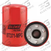 BALDWIN FILTERS Hydraulic/Transmission Filter: Hydraulic Fluid, 1 1/2"-16 Thread Size, Spin-On (MPN BT371-MPG). Key specifications — Media Material: Cellulose; Brand: BALDWIN FILTERS; Compatible Fluid Type: Hydraulic Fluid; Compatible Vehicle Make: New Holland; Includes: Integral Gasket; Thread Size: 1-1/2"-16.