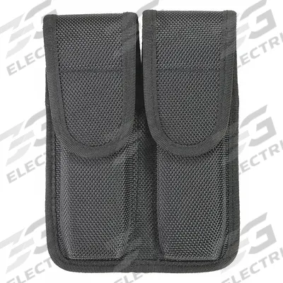 HEROS PRIDE Magazine Pouch: Black, Nylon, Ballistic, 6 1/2 in x 1 5/16 in - Duty Equipment Pouches