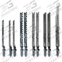 BOSCH Jig Saw Blade Set: T Shank, For Plastic/Wood Workpiece Material, 1 Pieces, 10/12/20/6, 10 PK (MPN T10RC). Key specifications — attr1132213: (1) T119BO; attr1132208: BOSCH.