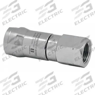 MOSMATIC Rotary Union: Straight, Nickel-Plated C38500 Brass, 1 Passages, 3/8 in Stationary Port - Brass Rotating Joints & Unions