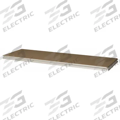 TENNSCO Shelf: 48 in x 24 in, 500 lb Load Capacity, Particleboard, Sand - Particleboard Decking Shelf Kits for Boltless Shelving